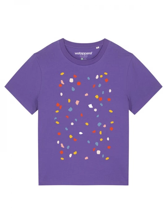 Foto van product Watapparel Shirt 'This is Art' lila / gemengde kleuren