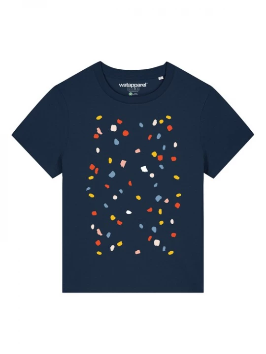 Foto van product Watapparel Shirt ' This is Art ' navy / gemengde kleuren