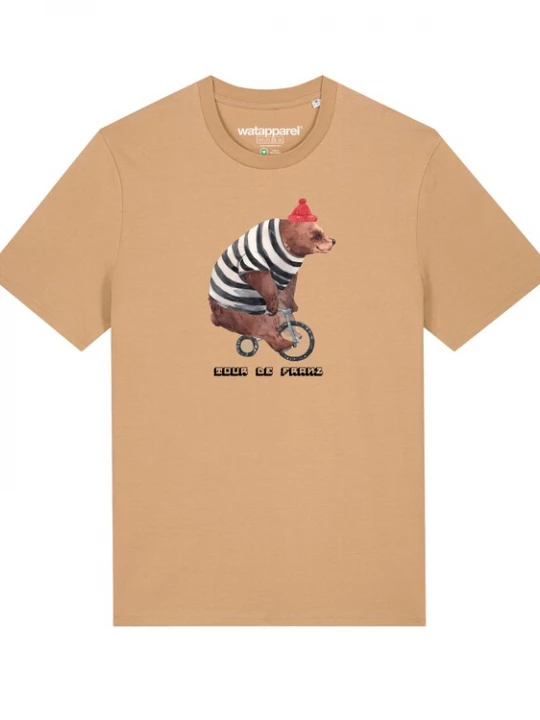 Foto van product Watapparel Shirt 'Tour de Franz' beige / gemengde kleuren