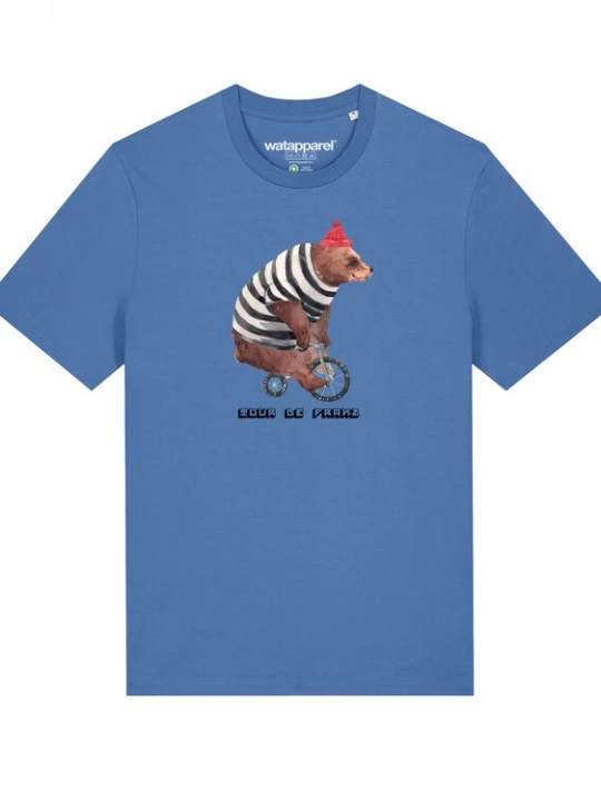 Foto van product Watapparel Shirt 'Tour de Franz' blauw / gemengde kleuren
