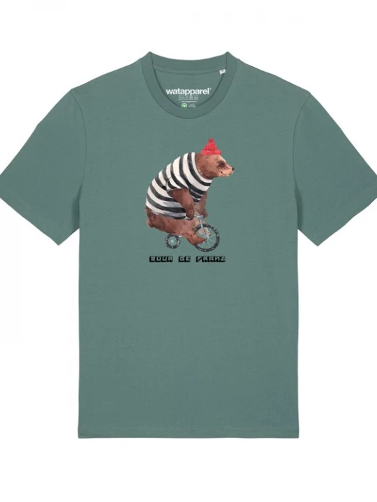 Foto van product Watapparel Shirt 'Tour de Franz' groen / gemengde kleuren