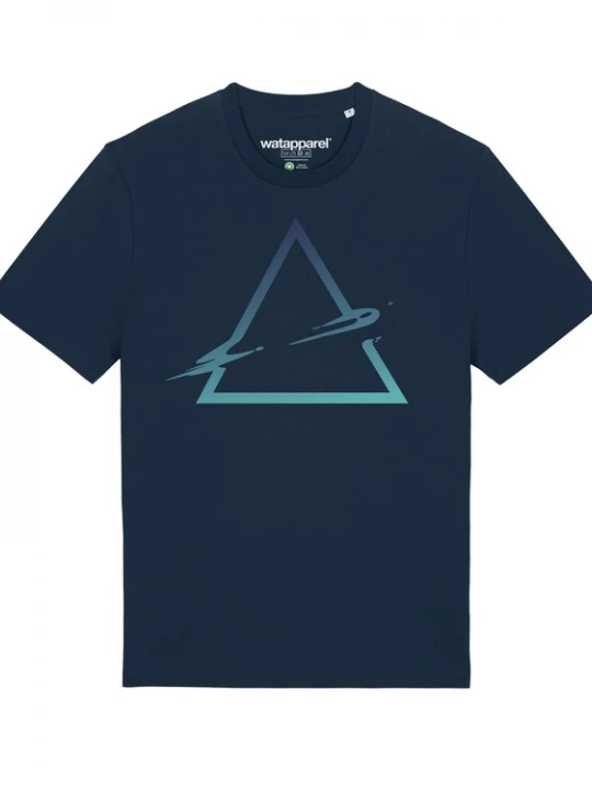 Foto van product Watapparel Shirt ' Triangle ' blauw