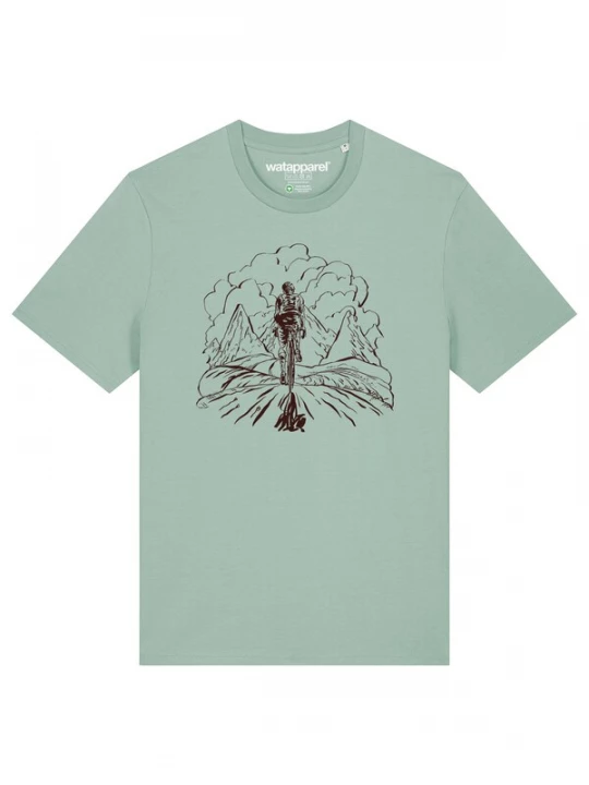 Foto van product Watapparel Shirt turquoise / donkerbruin