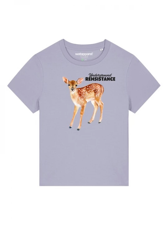 Foto van product Watapparel Shirt 'Underground Rehsistance' lichtlila / gemengde kleuren