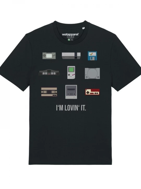 Foto van product Watapparel Shirt ' Videogames ' gemengde kleuren / zwart
