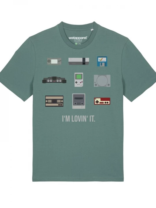 Foto van product Watapparel Shirt 'Videogames' groen / gemengde kleuren