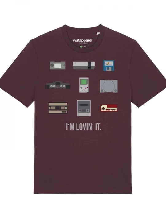 Foto van product Watapparel Shirt 'Videogames' rood / donkerrood