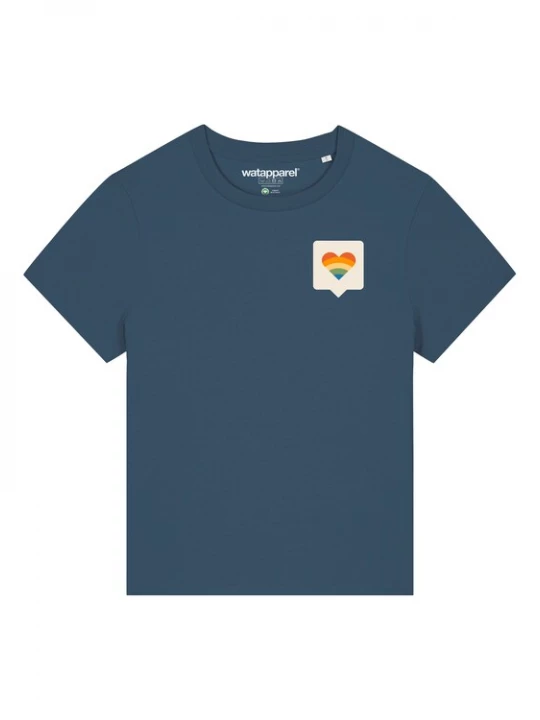 Foto van product Watapparel Shirt 'Von Herzen' gemengde kleuren