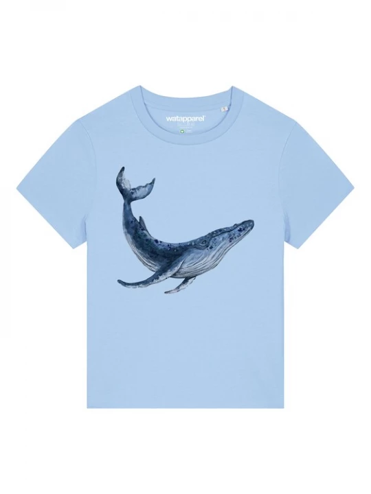 Foto van product Watapparel Shirt 'Wal' lichtblauw / gemengde kleuren