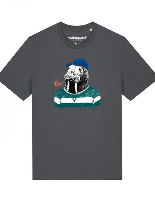 Foto van product Watapparel Shirt 'Walross' antraciet / gemengde kleuren