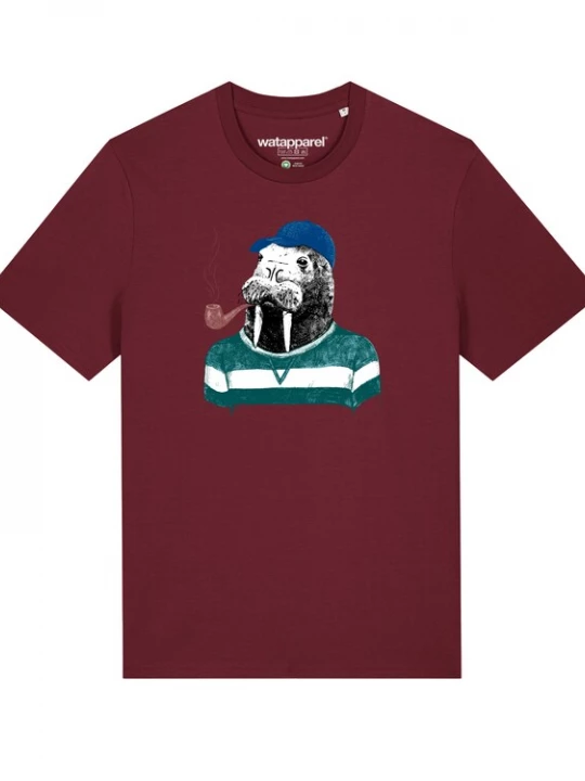 Foto van product Watapparel Shirt ' Walross ' gemengde kleuren / bordeaux