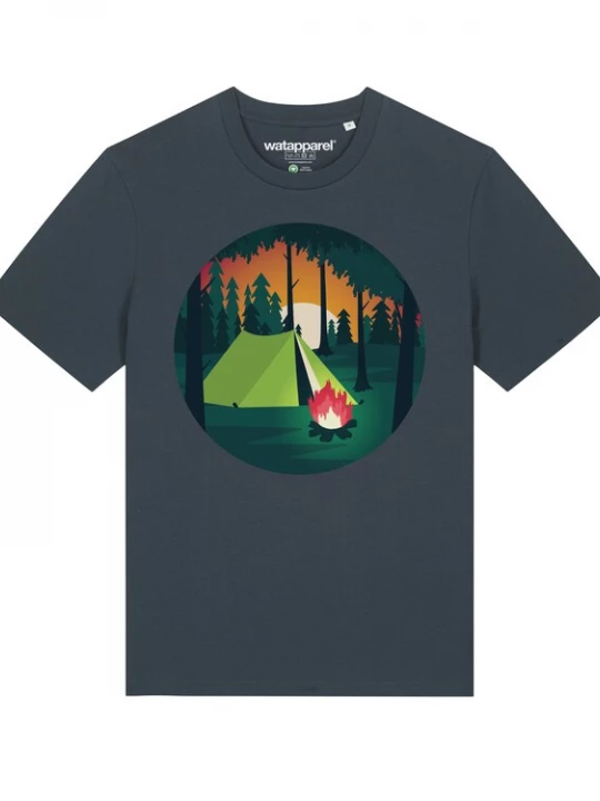 Foto van product Watapparel Shirt 'Zelten' antraciet / gemengde kleuren