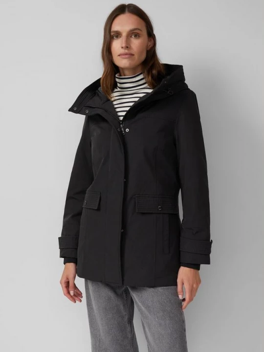 Foto van product Waterafstotende parka met steekzakken s.Oliver zwart