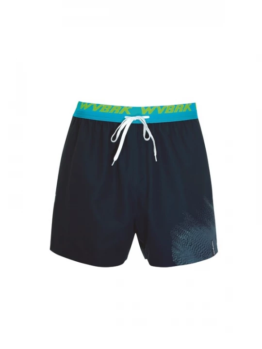 Foto van product wavebreaker Zwemshorts aqua / antraciet / lichtgroen
