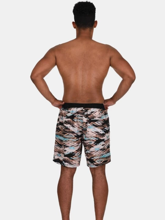 Foto van product wavebreaker Zwemshorts beige / bruin / zwart / wit