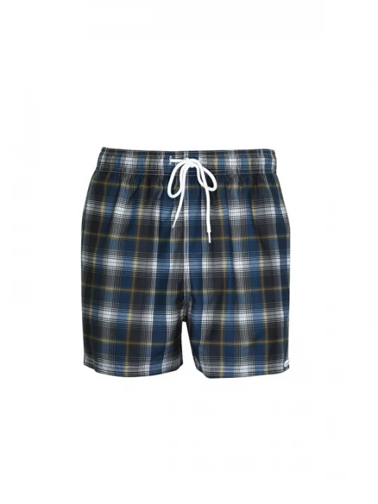 Foto van product wavebreaker Zwemshorts donkerblauw / bruin / riet / wit