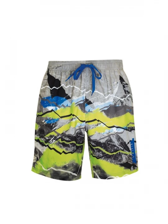 Foto van product wavebreaker Zwemshorts donkerblauw / limoen / grijs / zwart