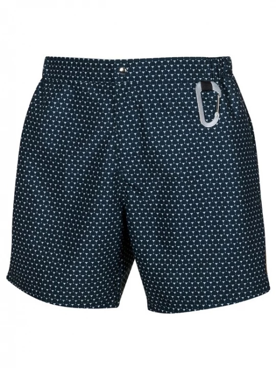 Foto van product wavebreaker Zwemshorts donkergroen / wit