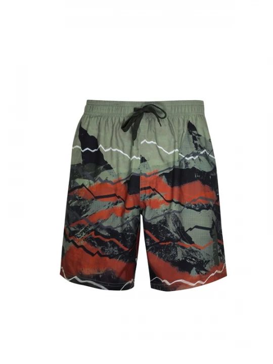 Foto van product wavebreaker Zwemshorts kaki / knalrood / zwart