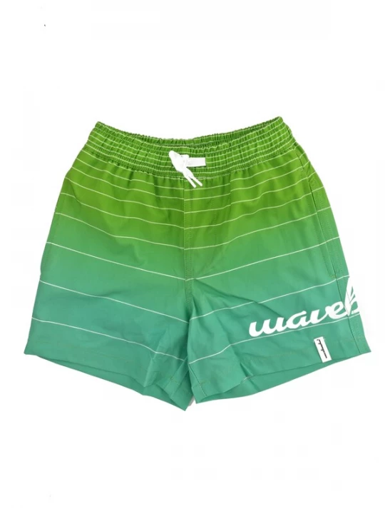 Foto van product wavebreaker Zwemshorts limoen / smaragd / wit