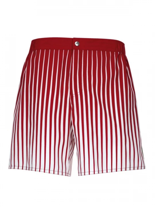 Foto van product wavebreaker Zwemshorts wijnrood / wit