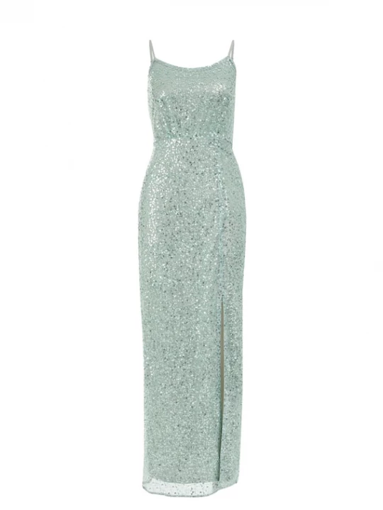 Foto van product WE Fashion Avondjurk mintgroen
