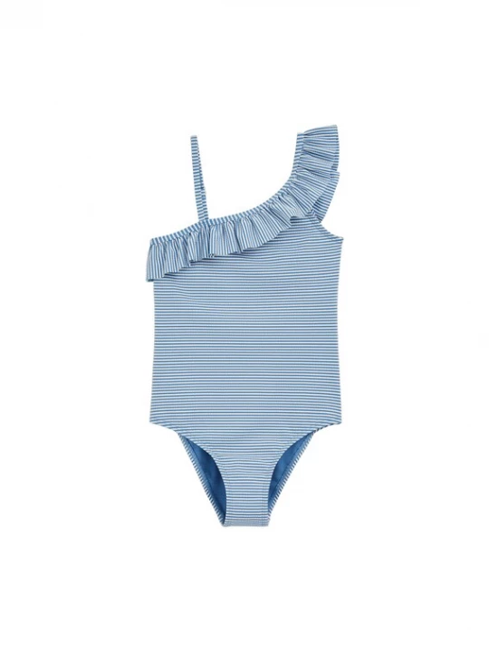 Foto van product WE Fashion Badpak blauw / wit