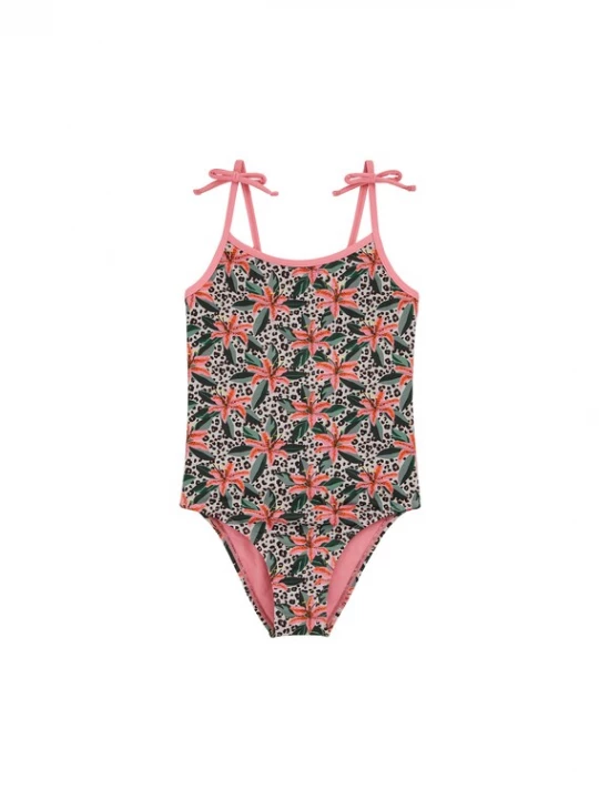 Foto van product WE Fashion Badpak crème / groen / pink