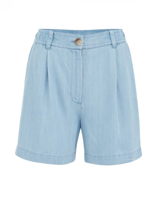Foto van product WE Fashion Bandplooi jeans lichtblauw