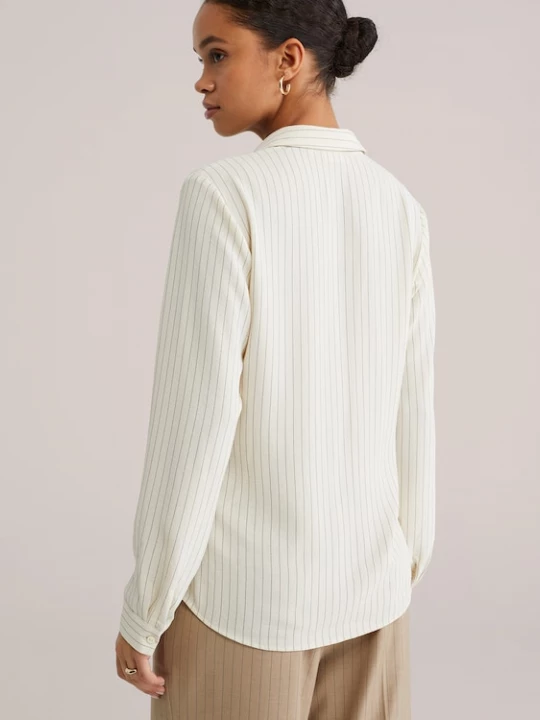Foto van product WE Fashion Blouse bruin / wit