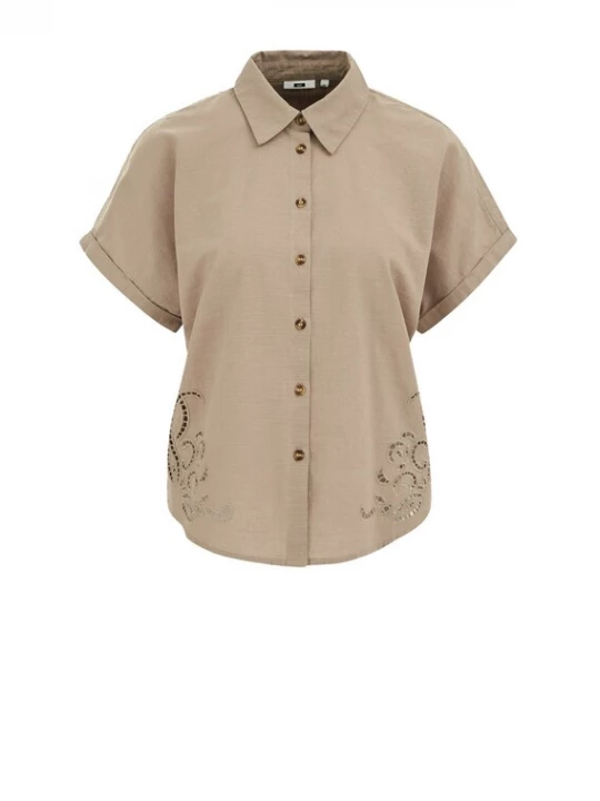 Foto van product WE Fashion Blouse donkerbeige