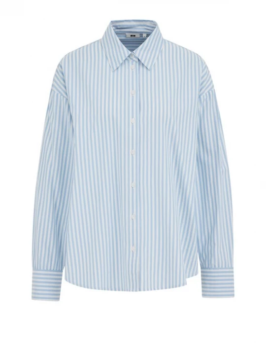 Foto van product WE Fashion Blouse lichtblauw / wit