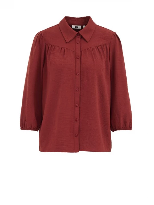 Foto van product WE Fashion Blouse roestbruin