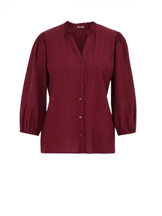 Foto van product WE Fashion Blouse wijnrood