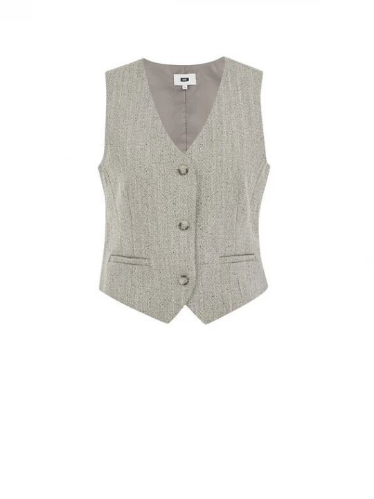 Foto van product WE Fashion Bodywarmer beige