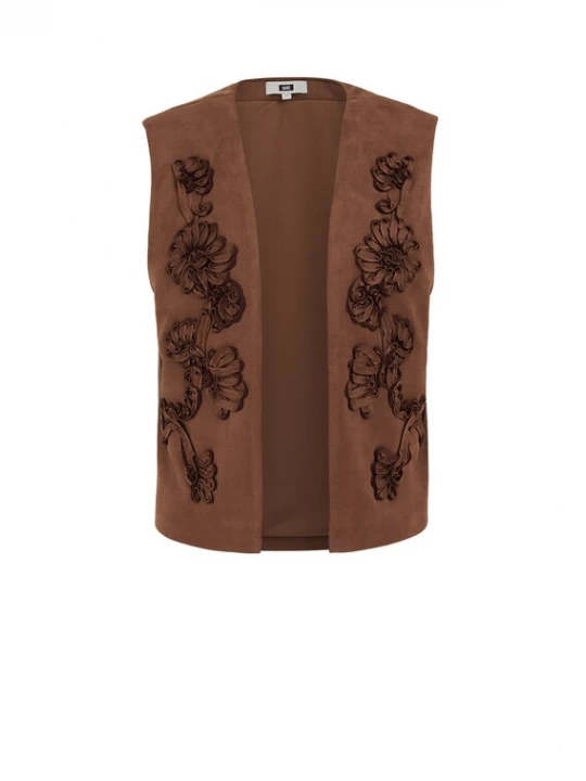 Foto van product WE Fashion Bodywarmer bruin