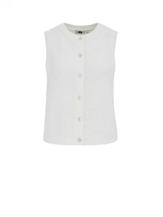 Foto van product WE Fashion Bodywarmer ivoor / offwhite