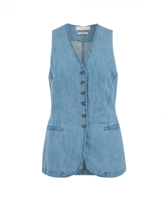Foto van product WE Fashion Bodywarmer lichtblauw