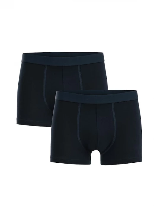 Foto van product WE Fashion Boxershorts donkerblauw