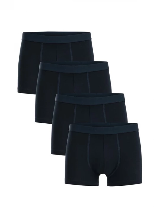 Foto van product WE Fashion Boxershorts donkerblauw