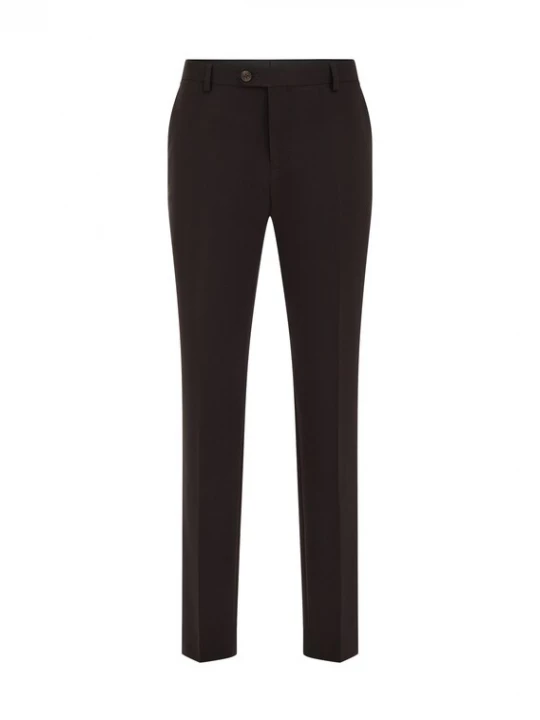 Foto van product WE Fashion Broek donkerbruin
