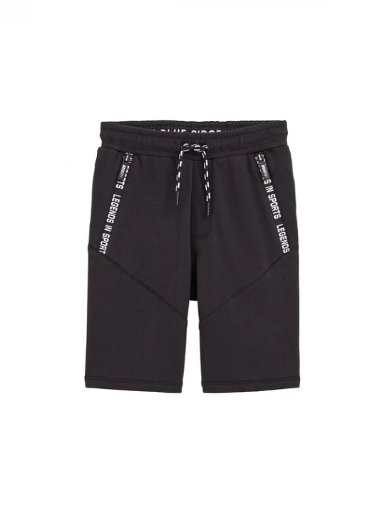 Foto van product WE Fashion Broek donkergrijs / wit