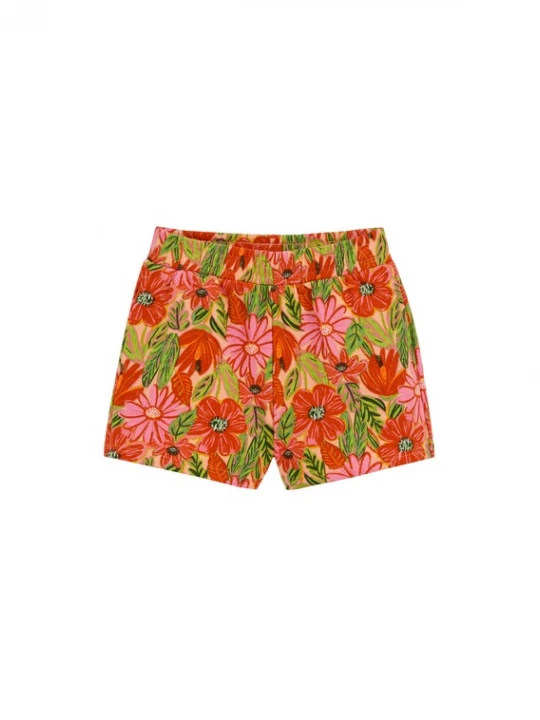 Foto van product WE Fashion Broek olijfgroen / spar / rosa / knalrood