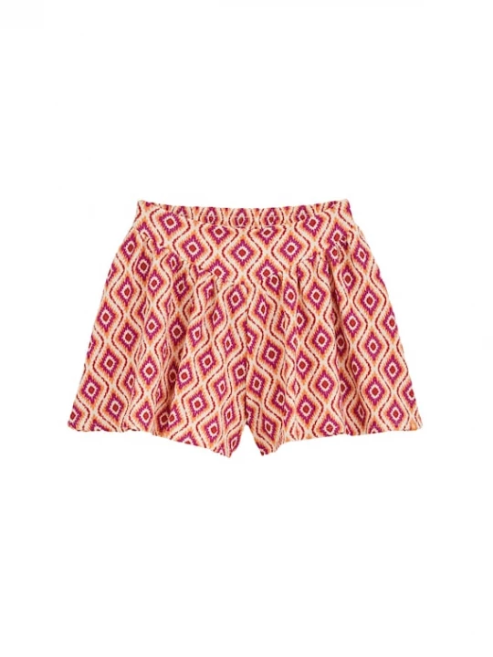 Foto van product WE Fashion Broek oranje / rood / wit