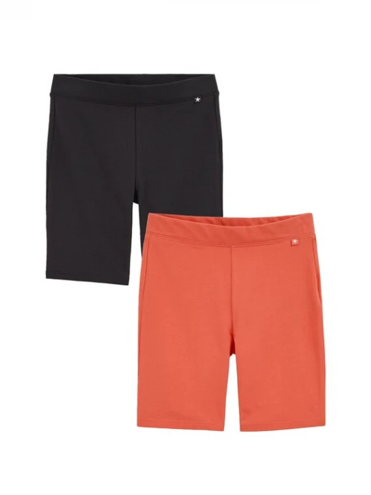 Foto van product WE Fashion Broek oranjerood / zwart