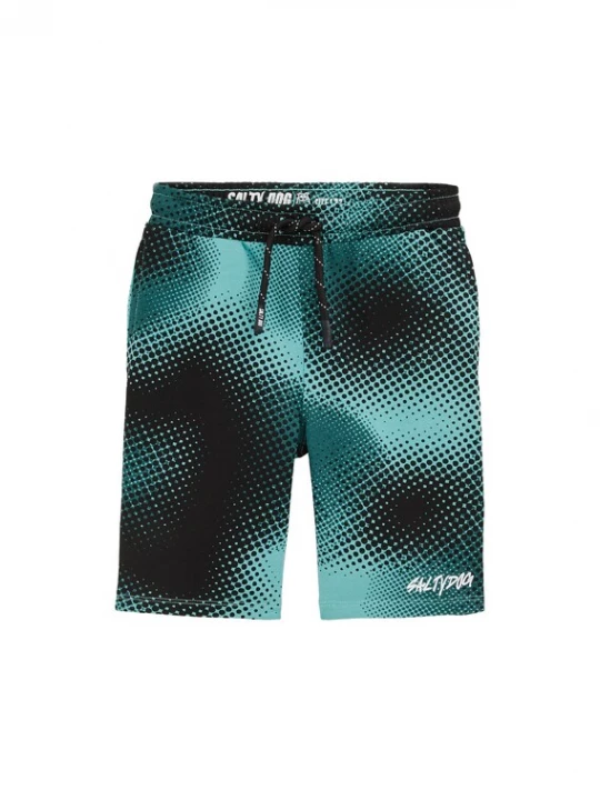 Foto van product WE Fashion Broek turquoise / petrol / zwart / wit