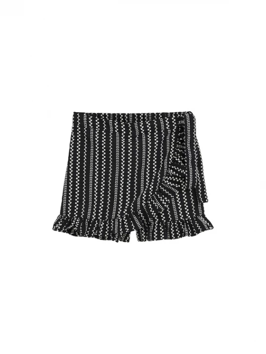 Foto van product WE Fashion Broek zwart / wit