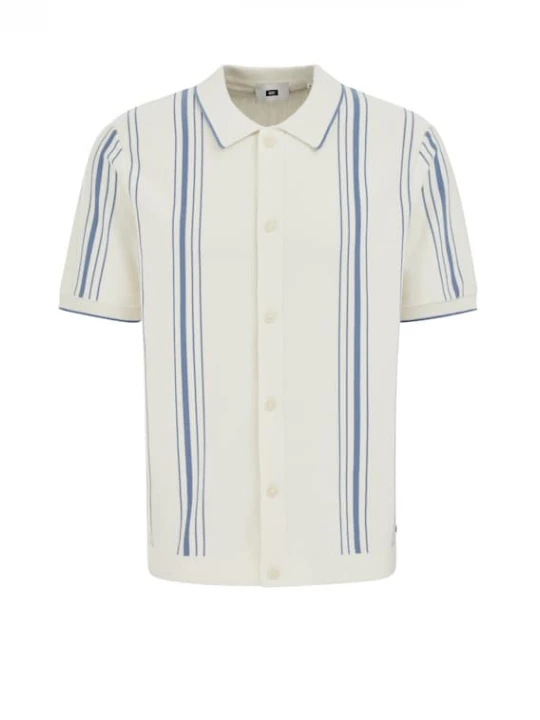 Foto van product WE Fashion Gebreid vest ivoor / saffier