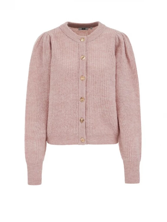 Foto van product WE Fashion Gebreid vest lichtroze