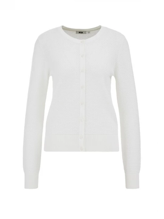 Foto van product WE Fashion Gebreid vest offwhite